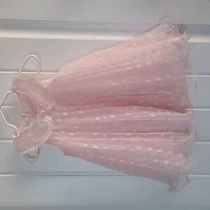 Pink Lace and Tulle Dress